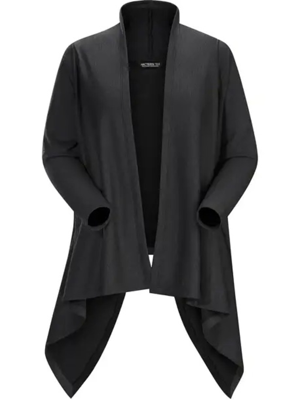 Arc'teryx Nyara Wrap Top Cardigan, Charcoal Grey, Women’s Large